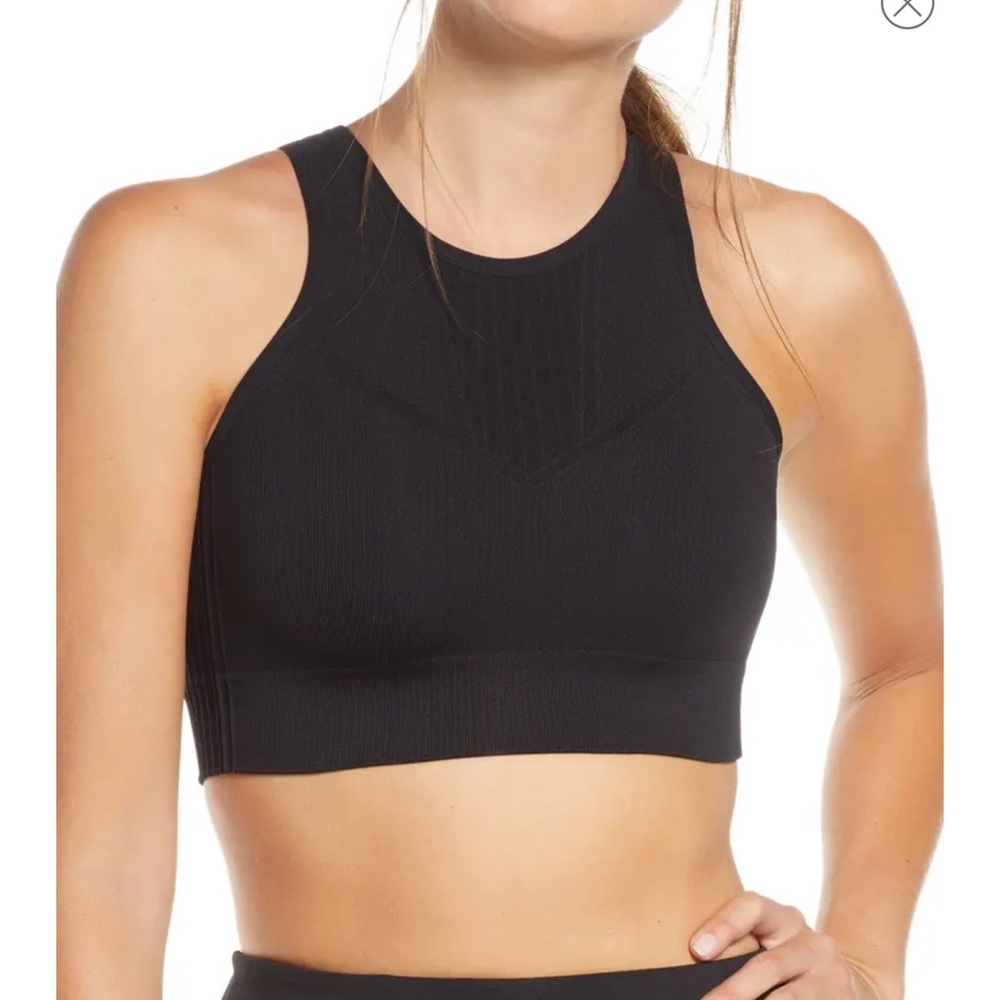 Zella Body Tempo Longline Black Sports Bra